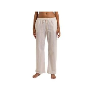 HANRO Pastel Stripe - 100% Cotton Sleep & Lounge Pants - XS